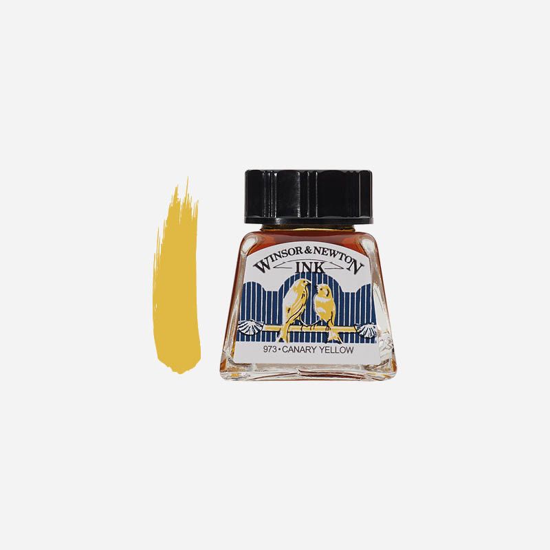 WN DRAWING INK 14ml CANARY YELLOW