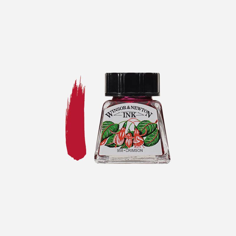 WN DRAWING INK 14ml CRIMSON