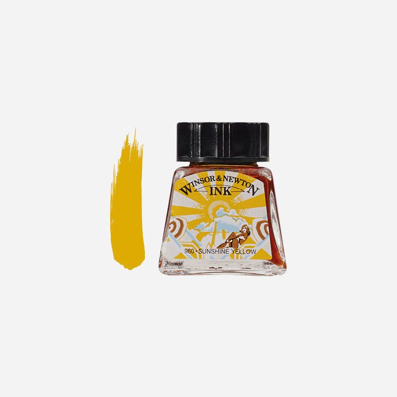 WN DRAWING INK 14ml SUNSHINE YELLOW