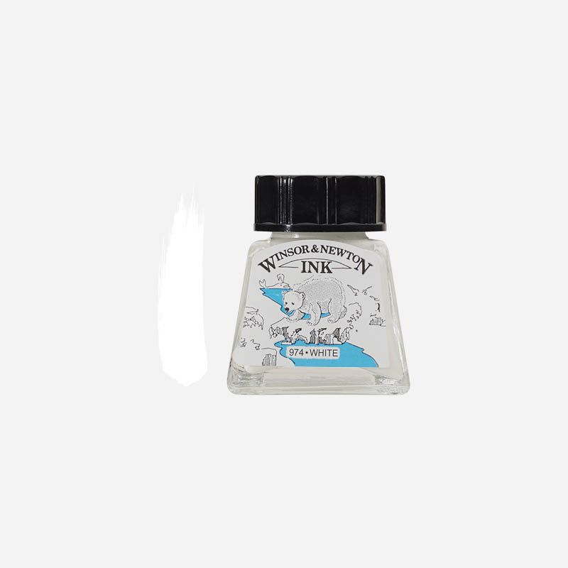 WN DRAWING INK 14ml WHITE