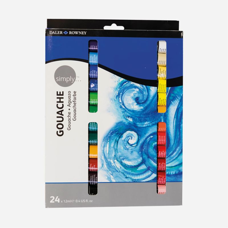 DR SIMPLY GOUACHE 24x 12ml SET