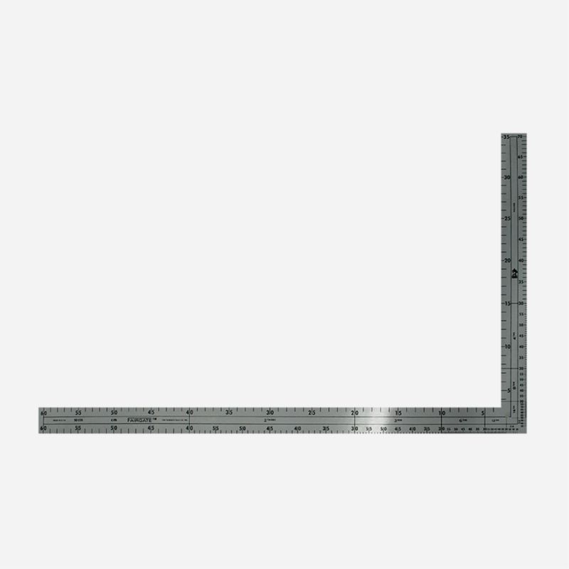 ALUMINIUM TAILORS L SQUARE61cm METRIC FAIRGATE RULER