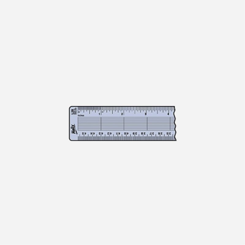 HELIX PLASTIC RULER 18" L28