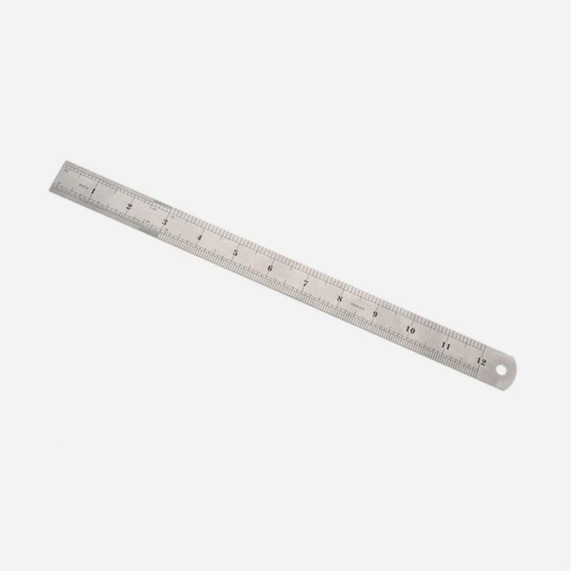STAINLESS STEEL RULER 12"
