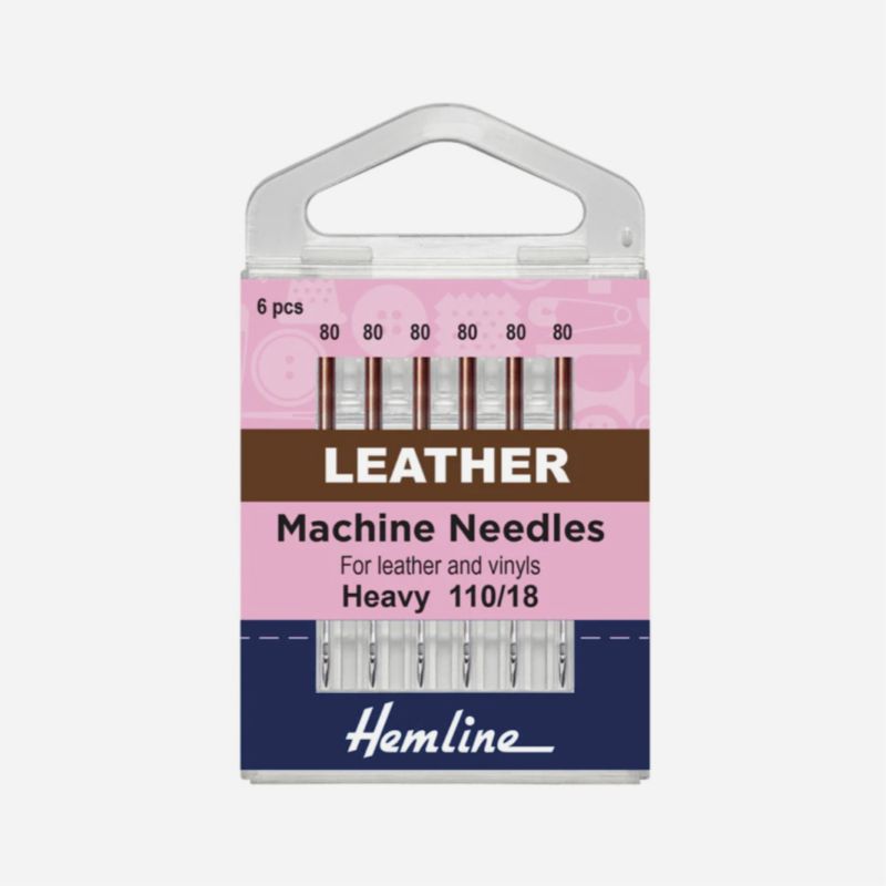 MACHINE NEEDLES LEATHER SET OF 5