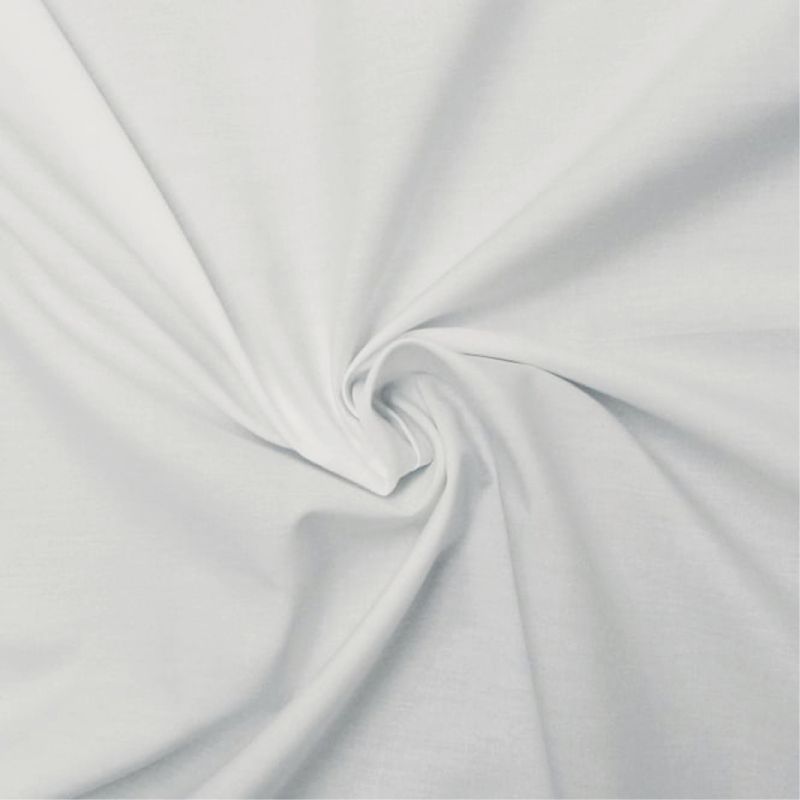 PLAIN COTTON WHITE 91cm metre 148gsm