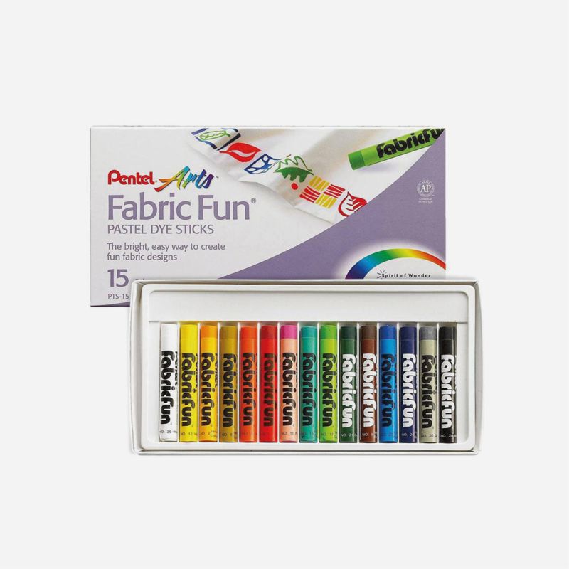 PENTEL FABRICFUN PASTEL DYE STICKS PTS15