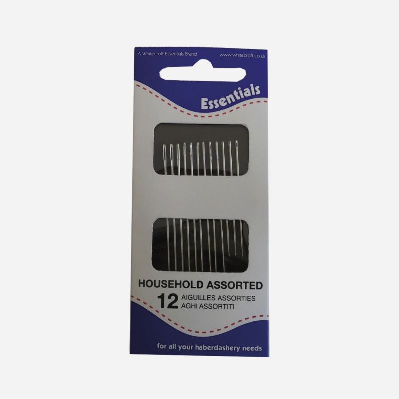 SEWING NEEDLES 50 ASSORTED CARD