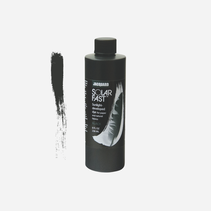JACQUARD SOLARFAST DYE 236ml 8oz BLACK