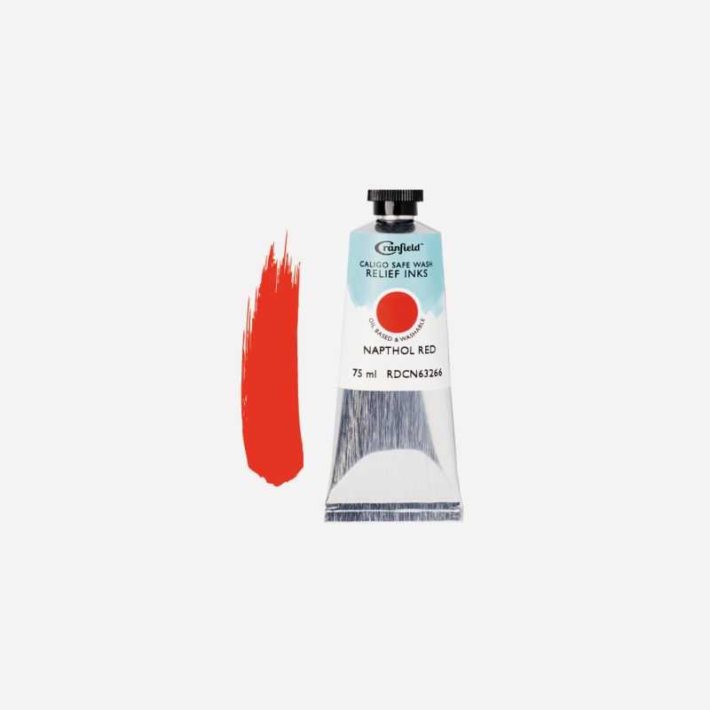 CALIGO SAFE WASH RELIEF INK 75ml NAPTHOL RED