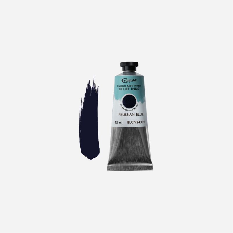 CALIGO SAFE WASH RELIEF INK 75ml PRUSSIAN BLUE