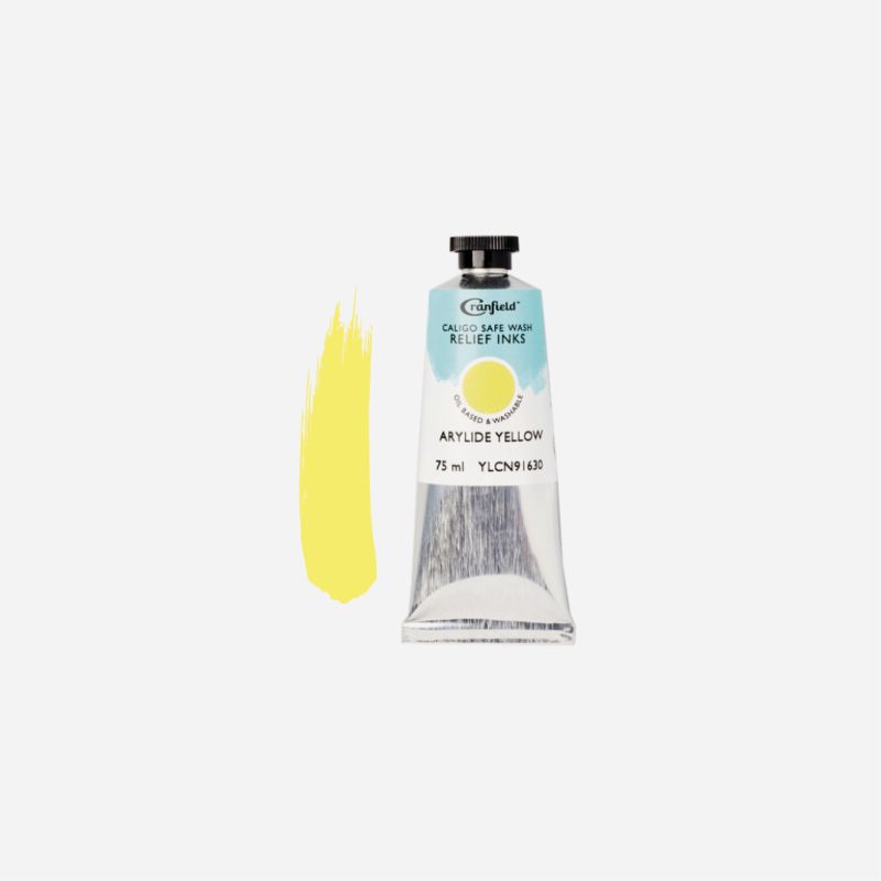 CALIGO SAFE WASH RELIEF INK 75ml ARYLIDE YELLOW (COOL)