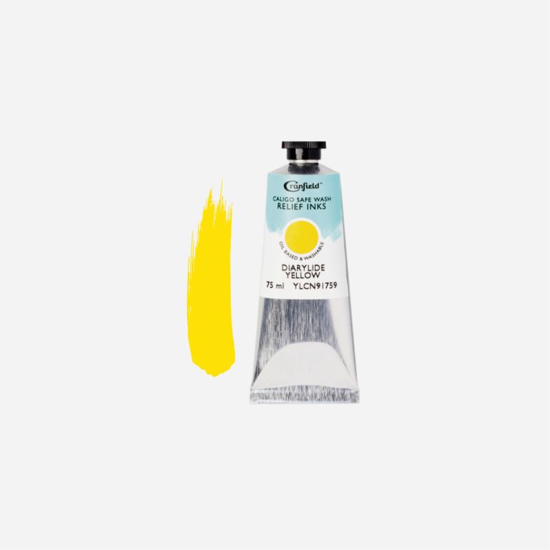 CALIGO SAFE WASH RELIEF INK 75ml DIARYLIDE YELLOW (WARM)