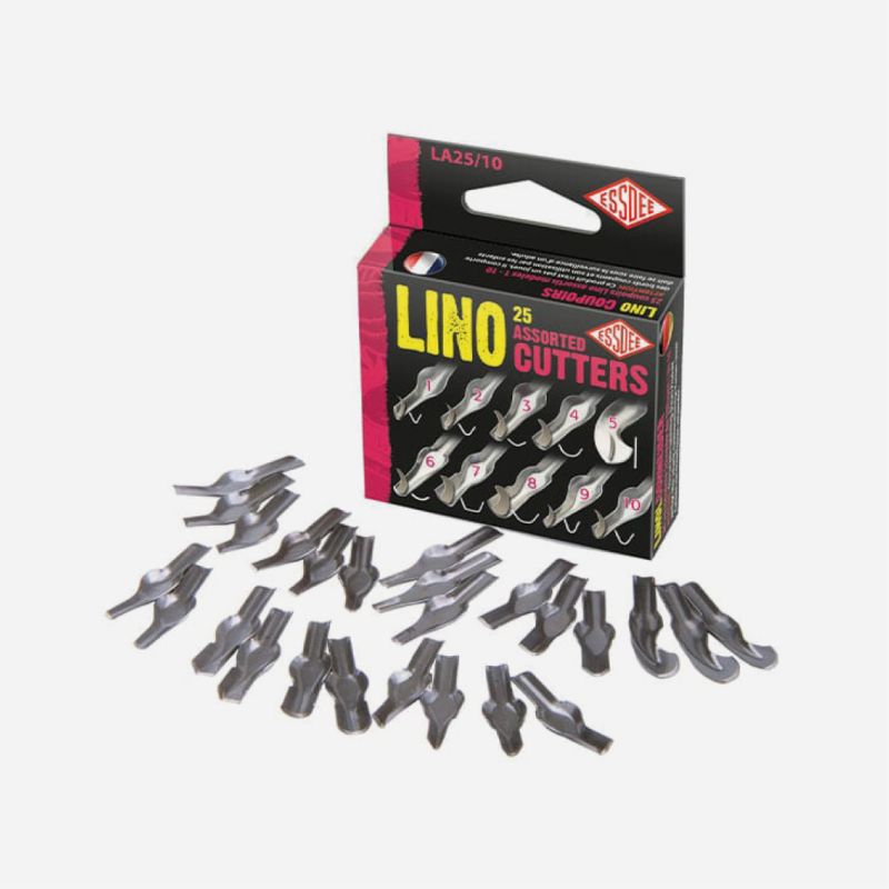 LINO CUTTERS 1-5   25 ASSORTED ESSDEE