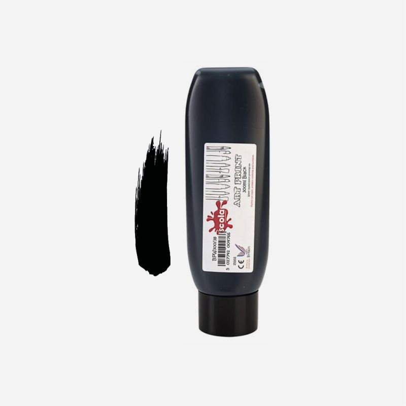 BLOCK PRINTING W/C INK 300ml BLACK