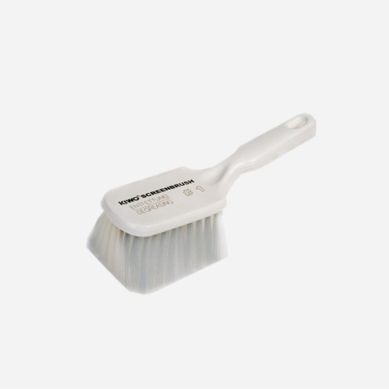 SCREEN PRINTING CLEANING & DEGREASING BRUSH WHITE SOFT