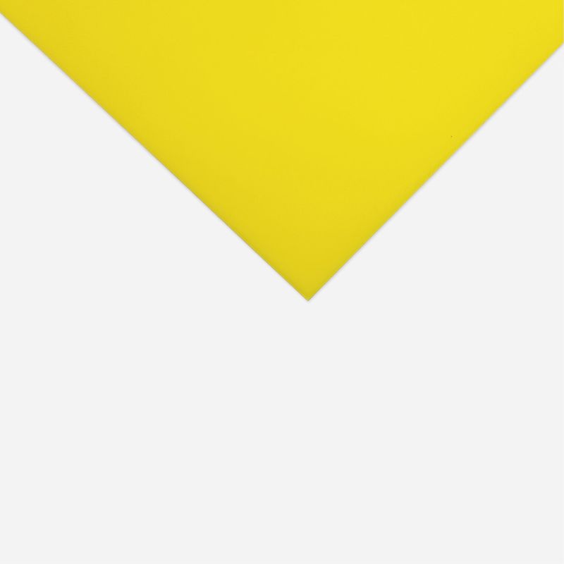 COLOUR ACRYLIC SHEET A3 YELLOW 3mm X 420 X 297mm