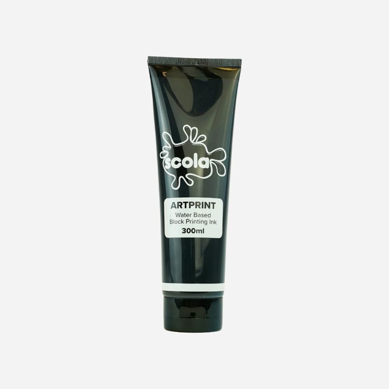 BLOCK PRINTING W/C INK 300ml BLACK