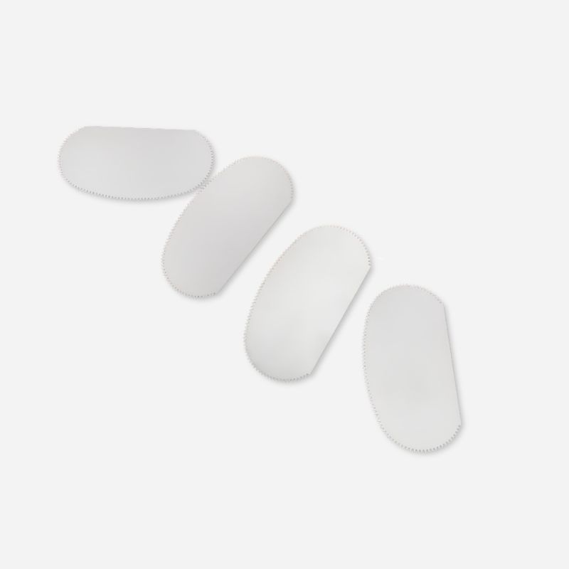 STAINLESS STEEL SERRATED POTTERY SCRAPER TOOL SET OF 4