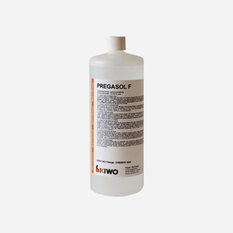 PREGASOL F READY MIXED 1L SCREEN PRINT STENCIL REMOVER