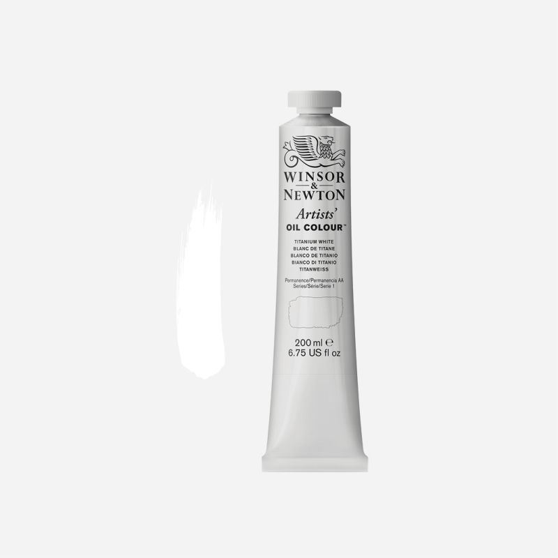 WN ARTIST OIL COLOUR 200ml TITANIUM WHITE