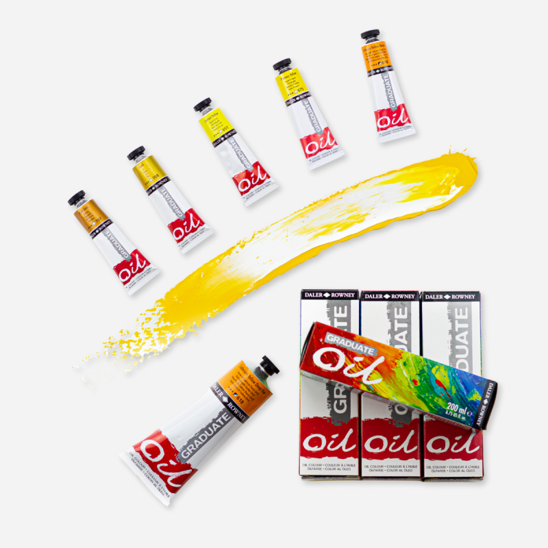 DALER ROWNEY GRADUATE OIL COLOUR 200ml