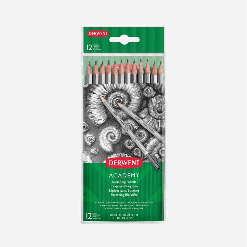 ACADEMY 12 SKETCHING PENCIL W WALLET   2300412