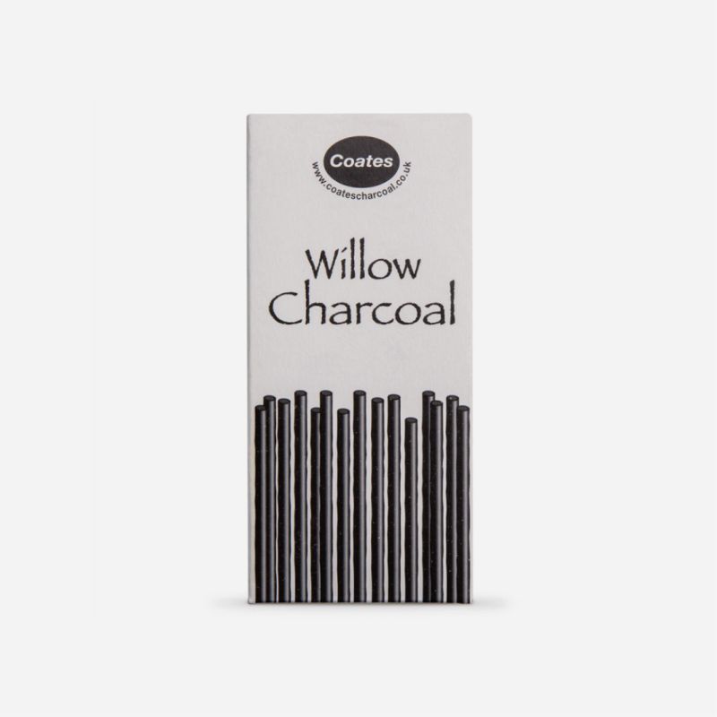 COATES CHARCOAL BUDGET PACK100 ASSORTED HALF LENGTHS