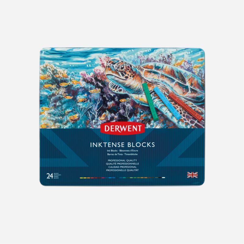 DERWENT INKTENSE BLOCKS TIN 24