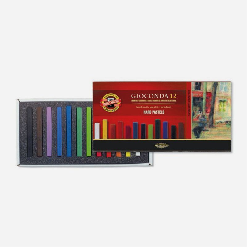 KOH-I-NOOR GIOCONDA HARD 12 PASTELS SET  8112