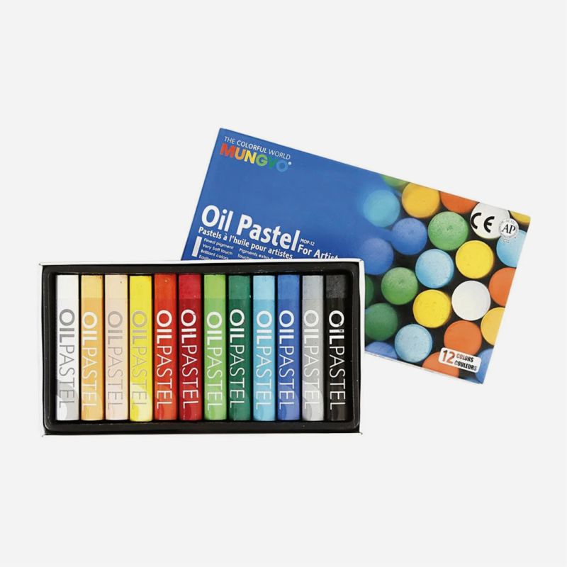 MUNGYO ARTIST OIL PASTELS 12 SET