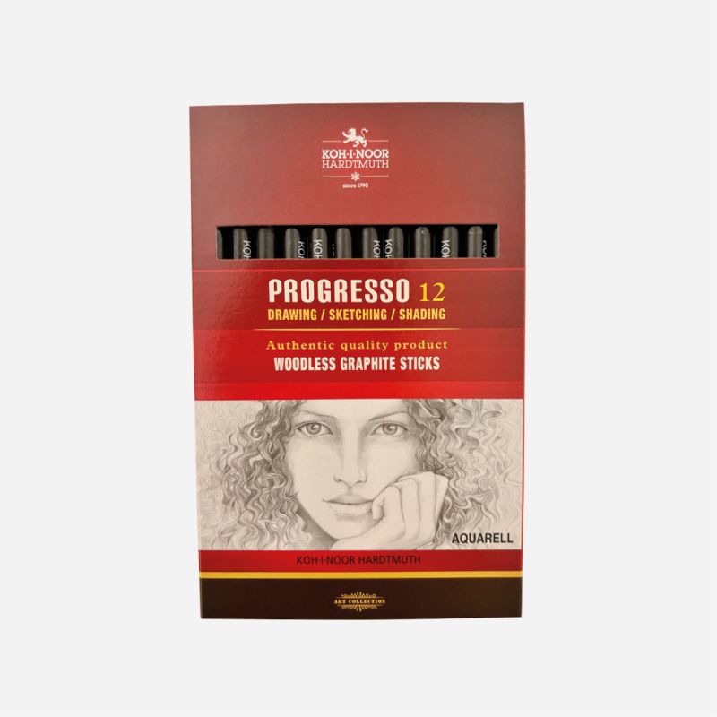 PROGRESSO AQUARELLE SOFT PENCIL BOX OF 12