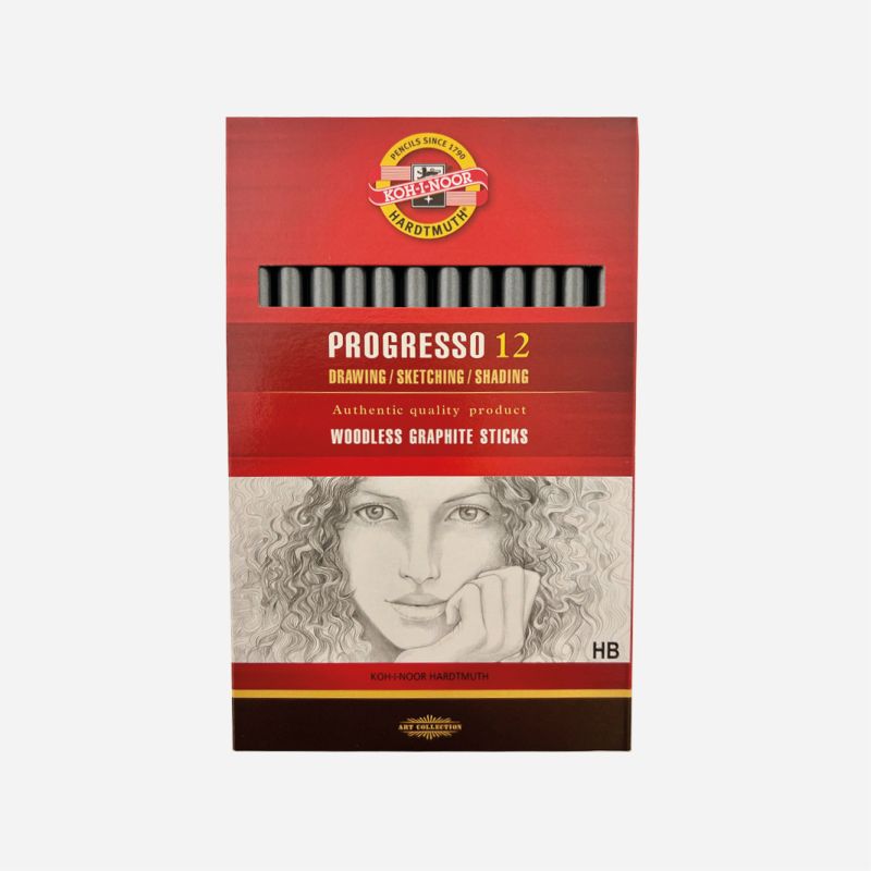 PROGRESSO GRAPHITE PENCIL HB BOX OF 12