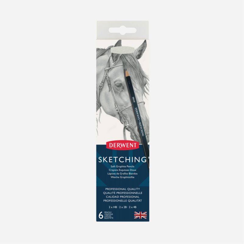 DERWENT SKETCHING PENCIL 6 TIN