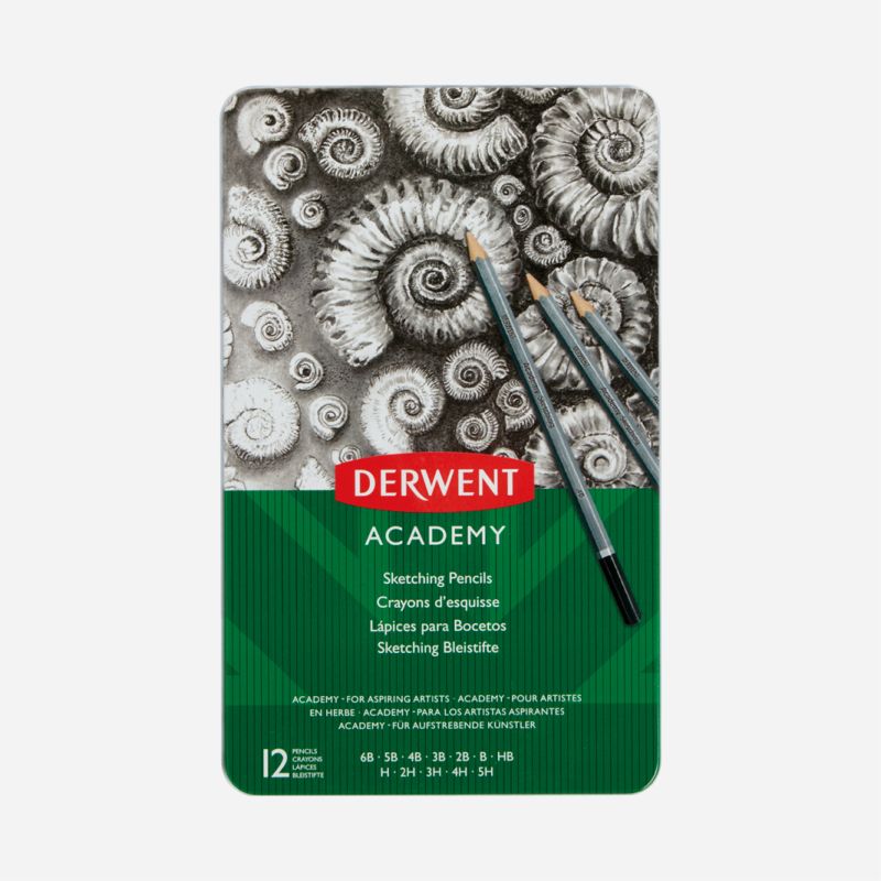ACADEMY 12 SKETCHING PENCILTIN 6B-5H