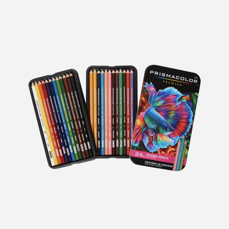 PRISMACOLOR PREMIER COLOURED PENCIL SET OF 24