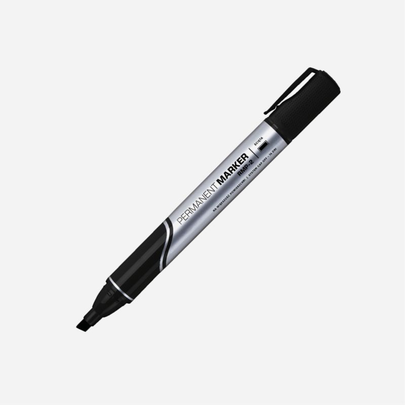 PERMANENT MARKER CHISEL TIP BLACK