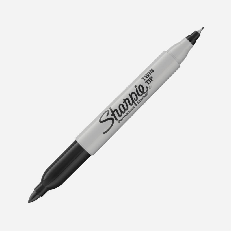 SHARPIE MARKER TWIN TIP BLACK