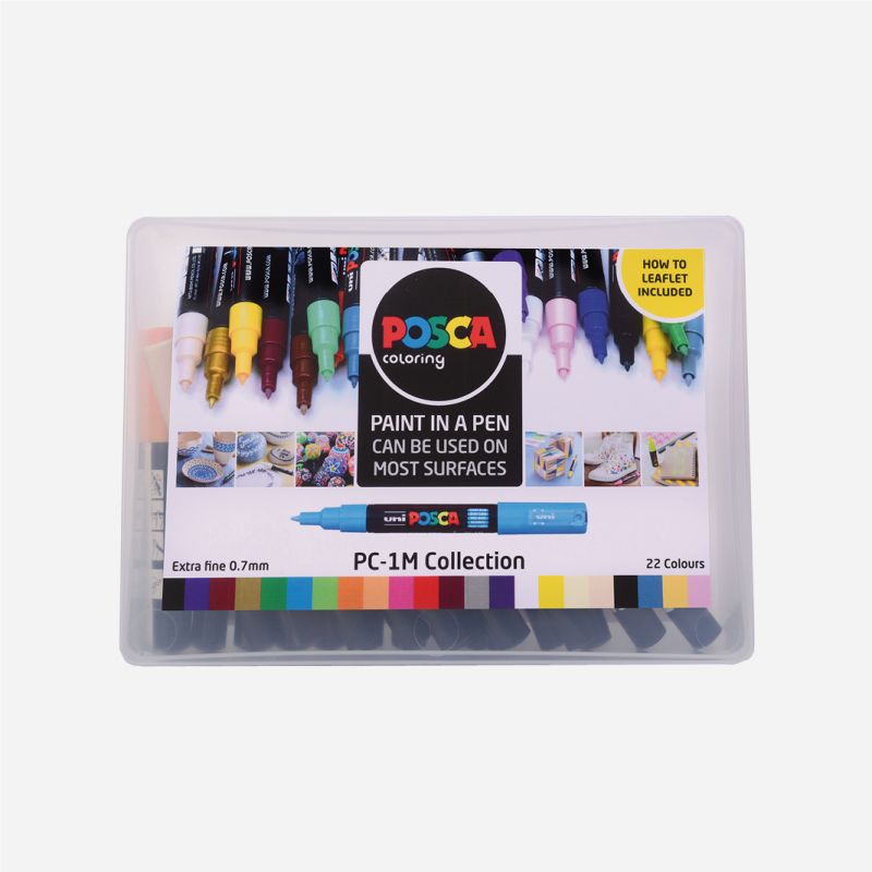 POSCA MARKER PC-1M COLLECTION BOX 22PC