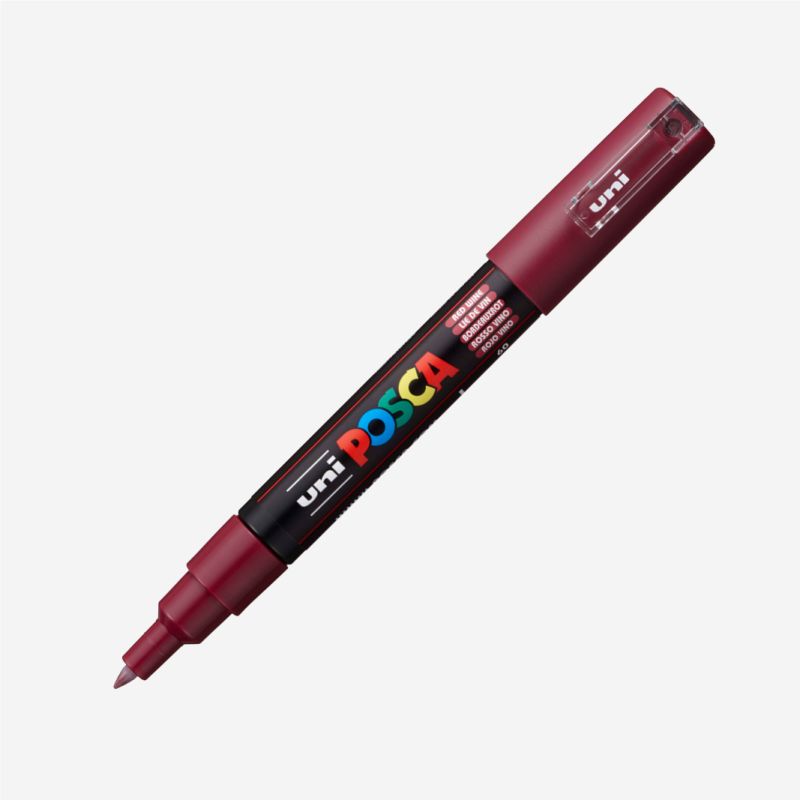 Posca PC-1M Extra Fine Bullet Tip RED WINE