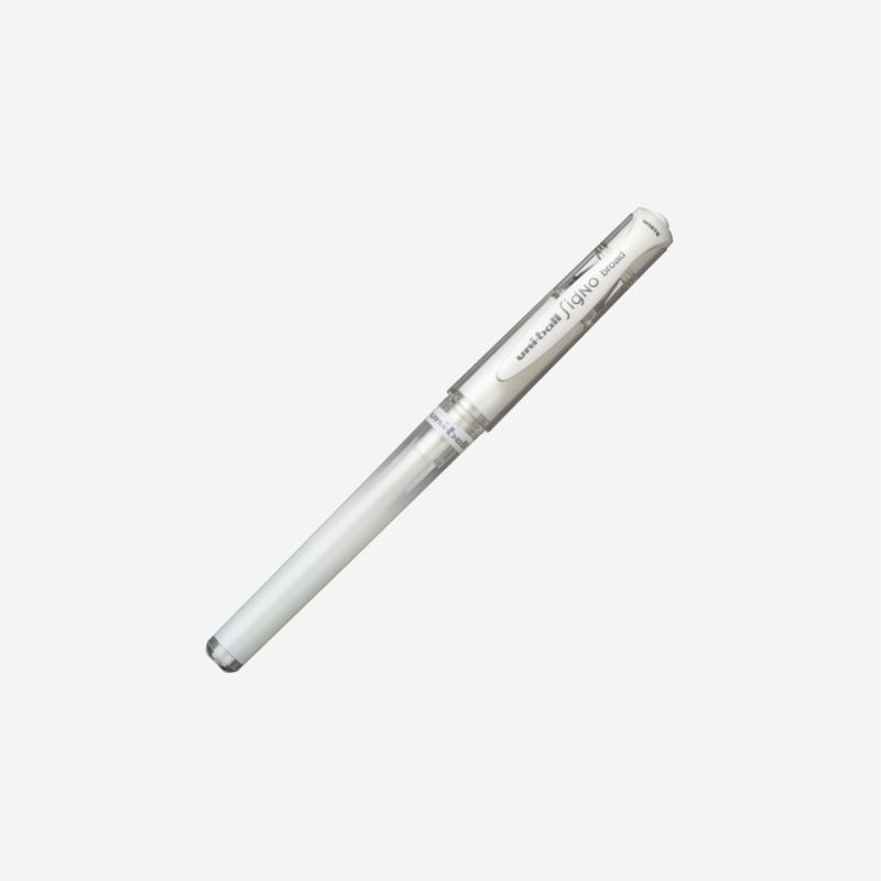 UNI-BALL UM153 SIGNO WHITE GEL PEN BROAD