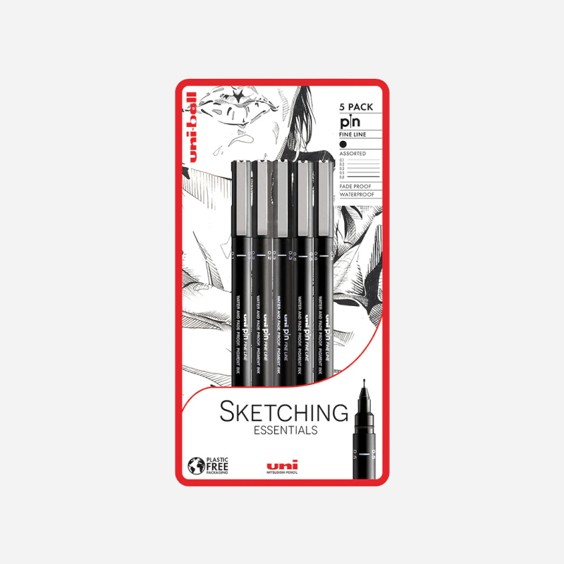 UNIPIN SKETCHING ESSENTIALS 5 PACK