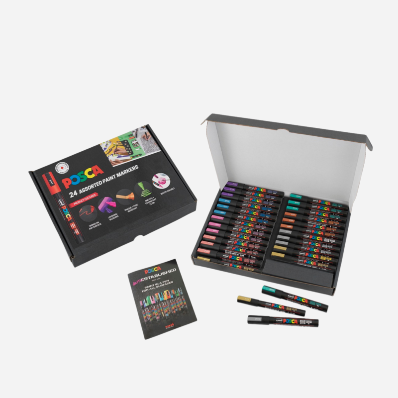 POSCA MARKERS CLASSPACK 24 METALLIC ASSORTED