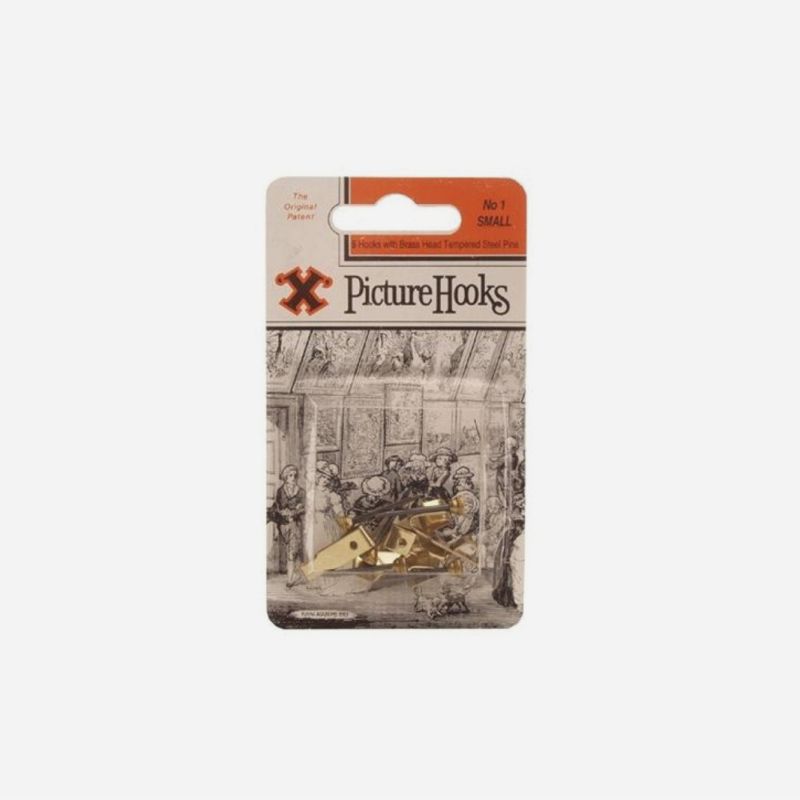 X-HOOKS NO.1 SMALL HOOK BLISTER OF 5