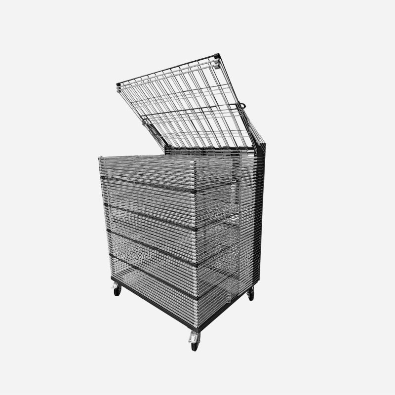 STUDIO DRYING RACK ON CASTORS 50 SHELVES 