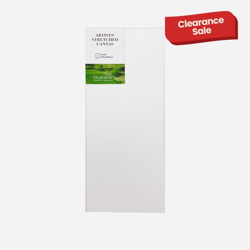 STRETCHED CANVAS 18mm x 8 x 20" 200 x 500mm