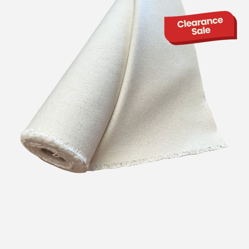 BLUE ACORN DUCK CANVAS ROLL UNPRIMED 12oz 25m