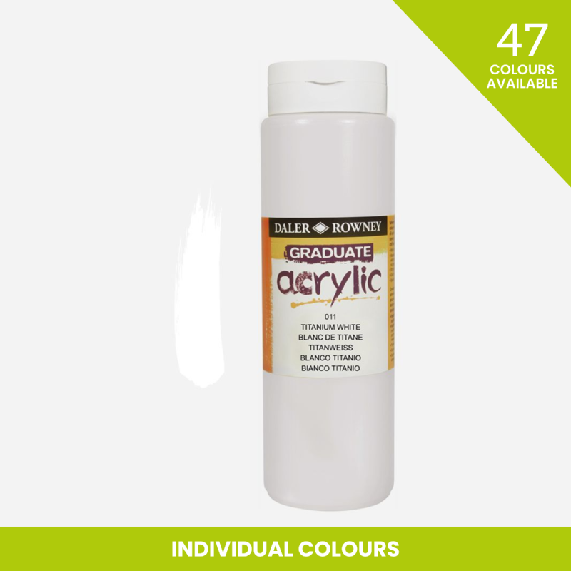 DALER ROWNEY GRADUATE ACRYLIC 500ML