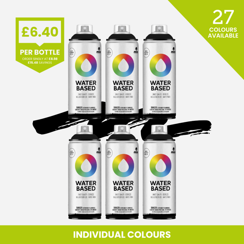 MONTANA WATER BASED 400ML SET OF 6