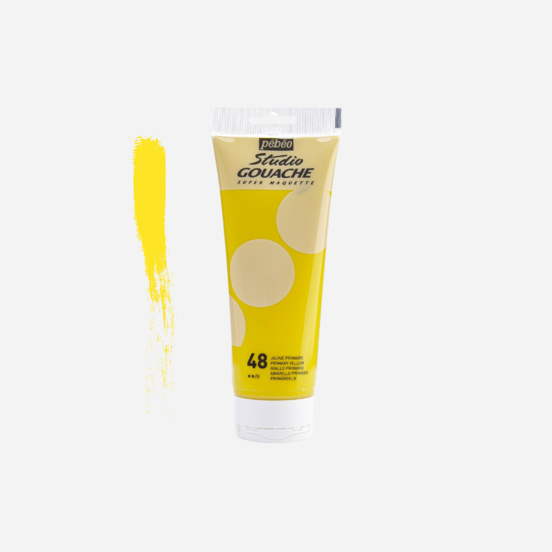 PEBEO STUDIO GOUACHE 220ML - PRIMARY YELLOW